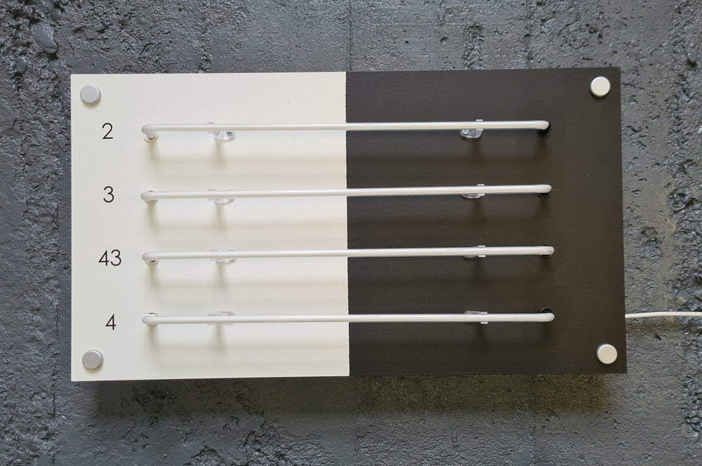 Whites neon tubes switched off