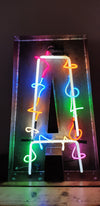The Letter "A" Neon Sign