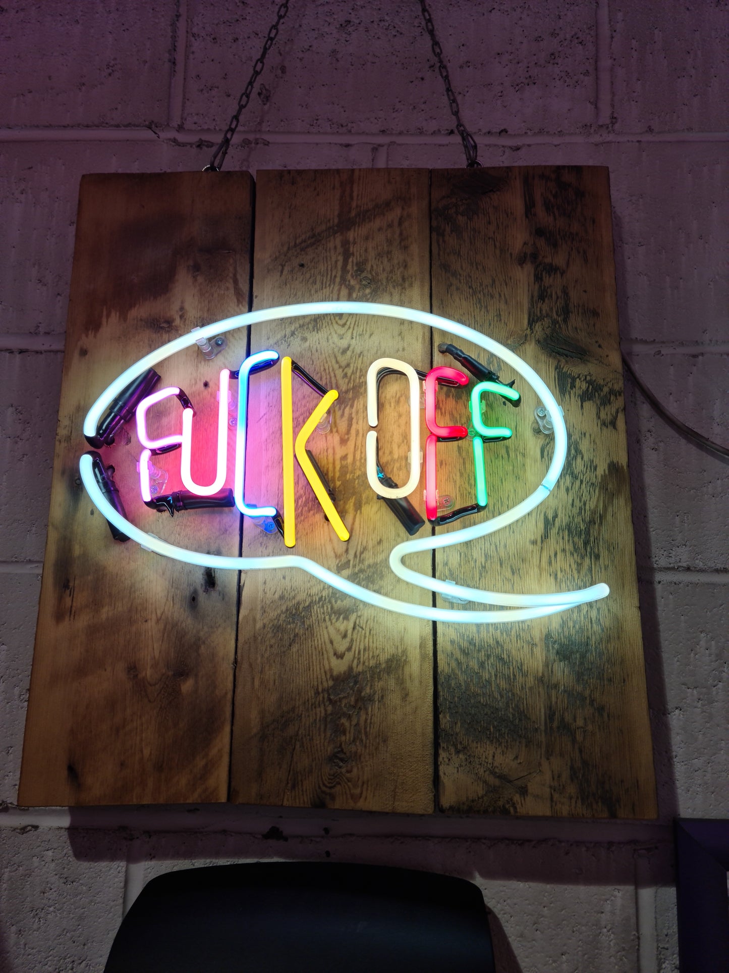 Fuck Off Neon Sign