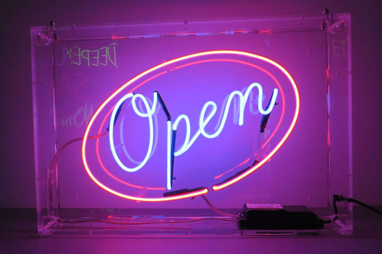 Open Neon Sign