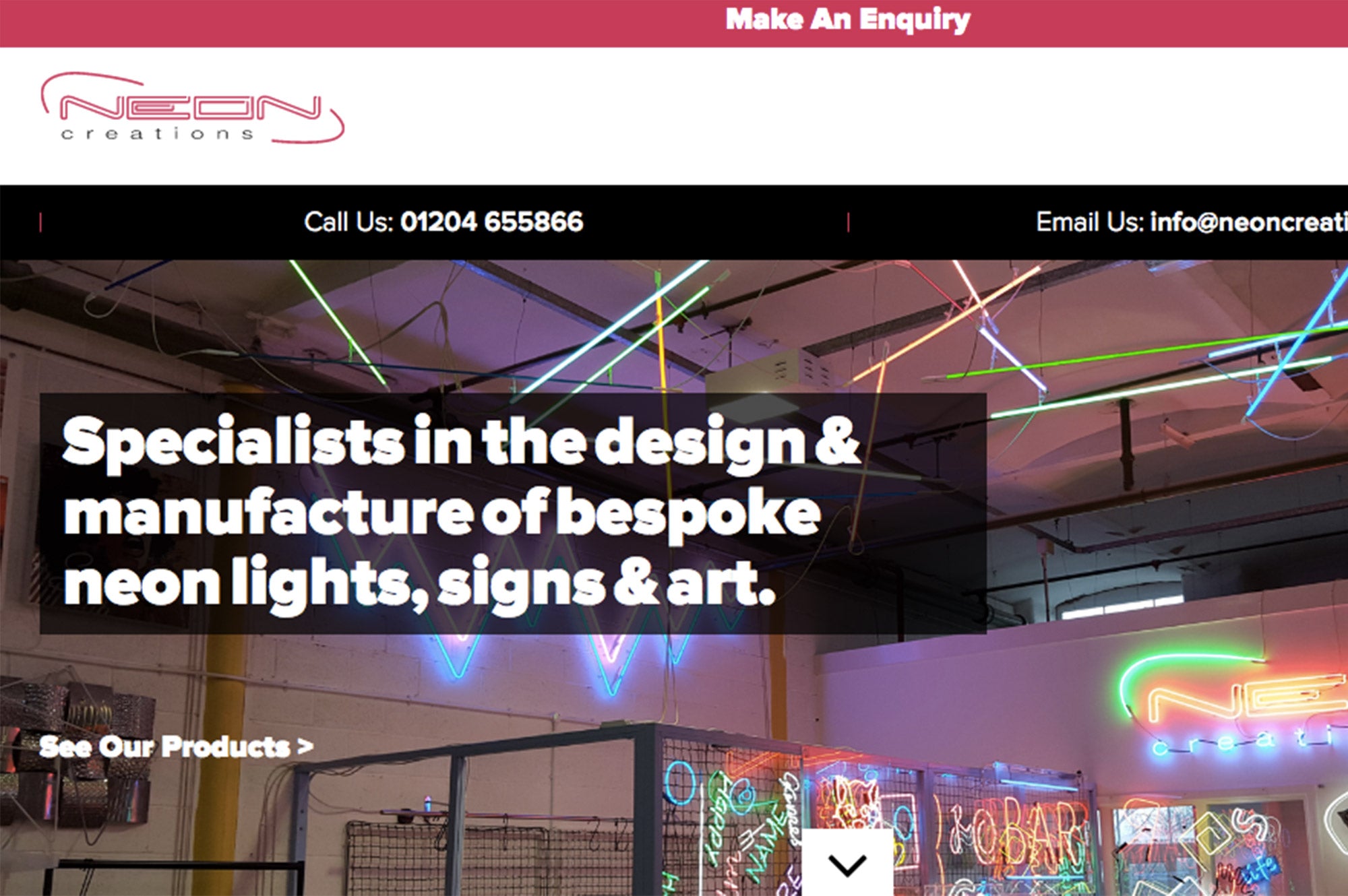 Neon Light On: Our New Website