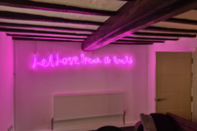 Design a Neon Sign to say “I love you”