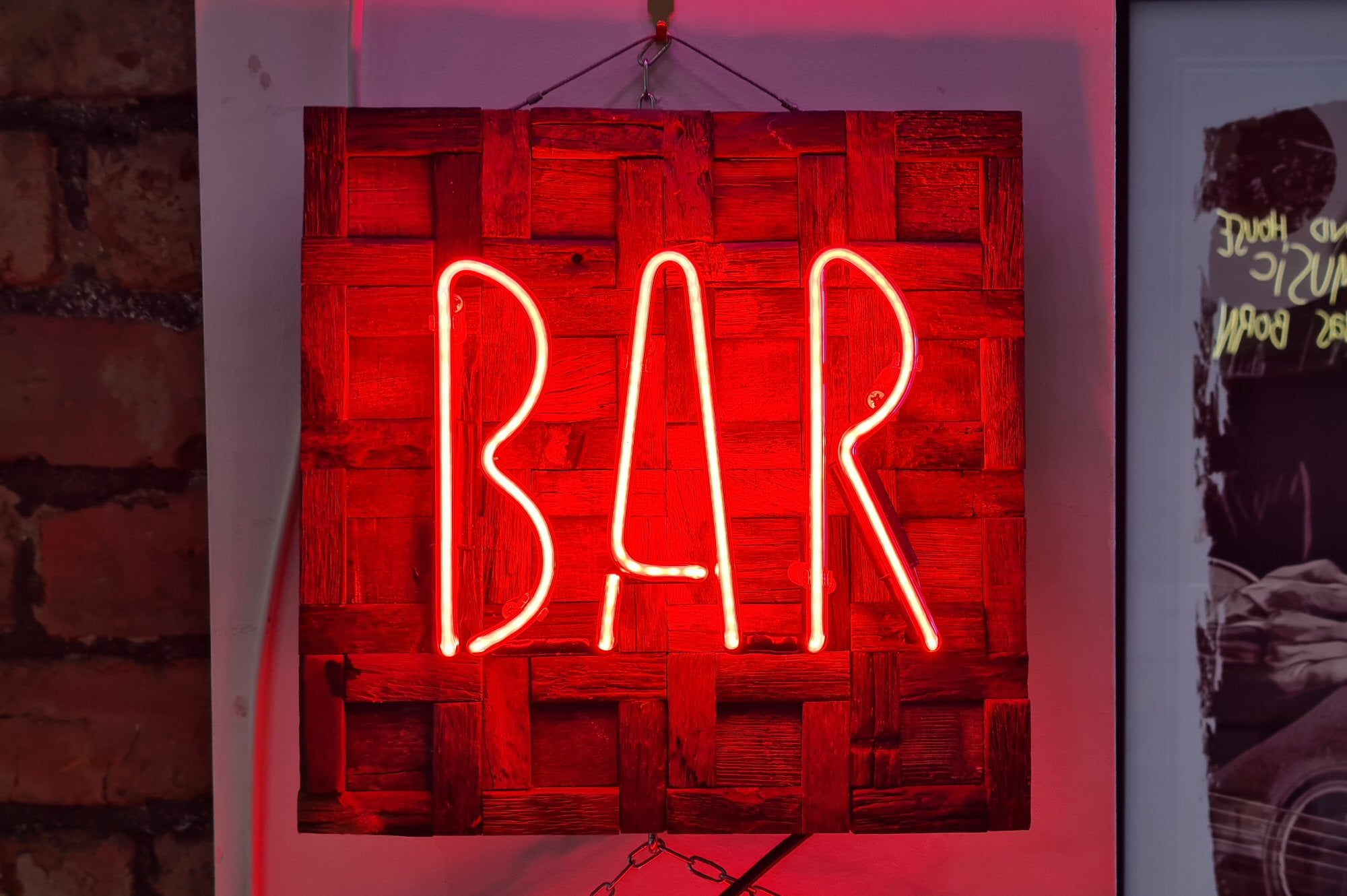 BAR (Red) Neon Light