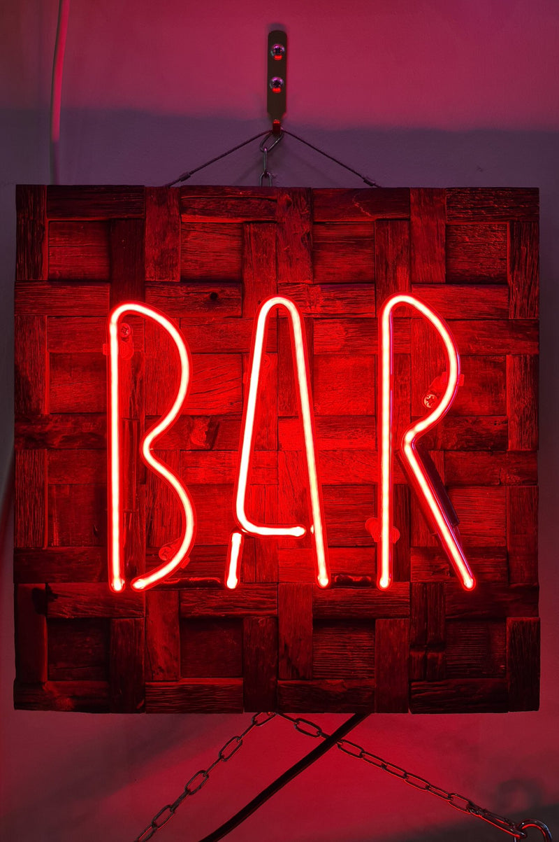 BAR (Red) Neon Light
