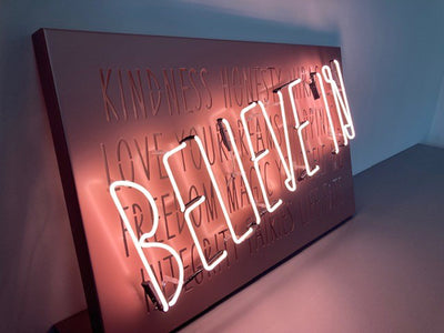 BELIEVE IN Neon Sign