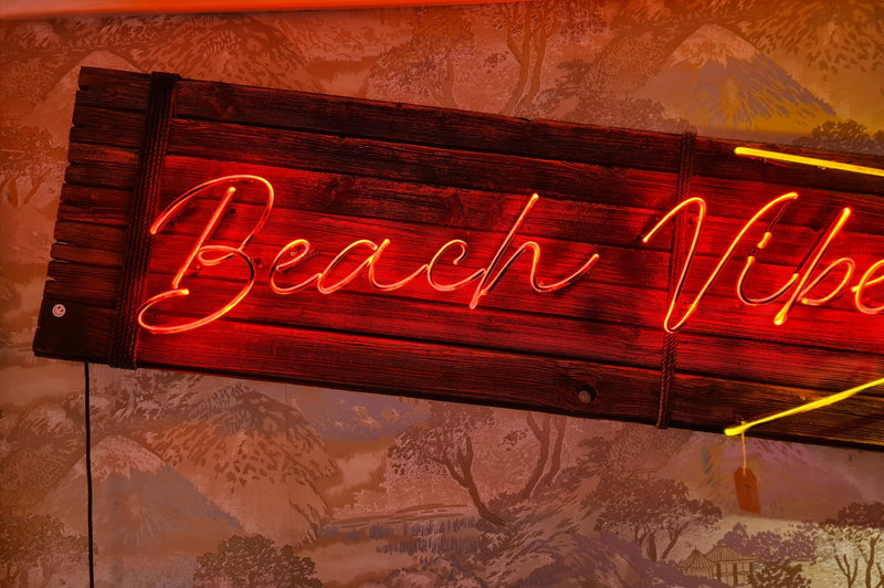 Beach Vibes Neon Sign