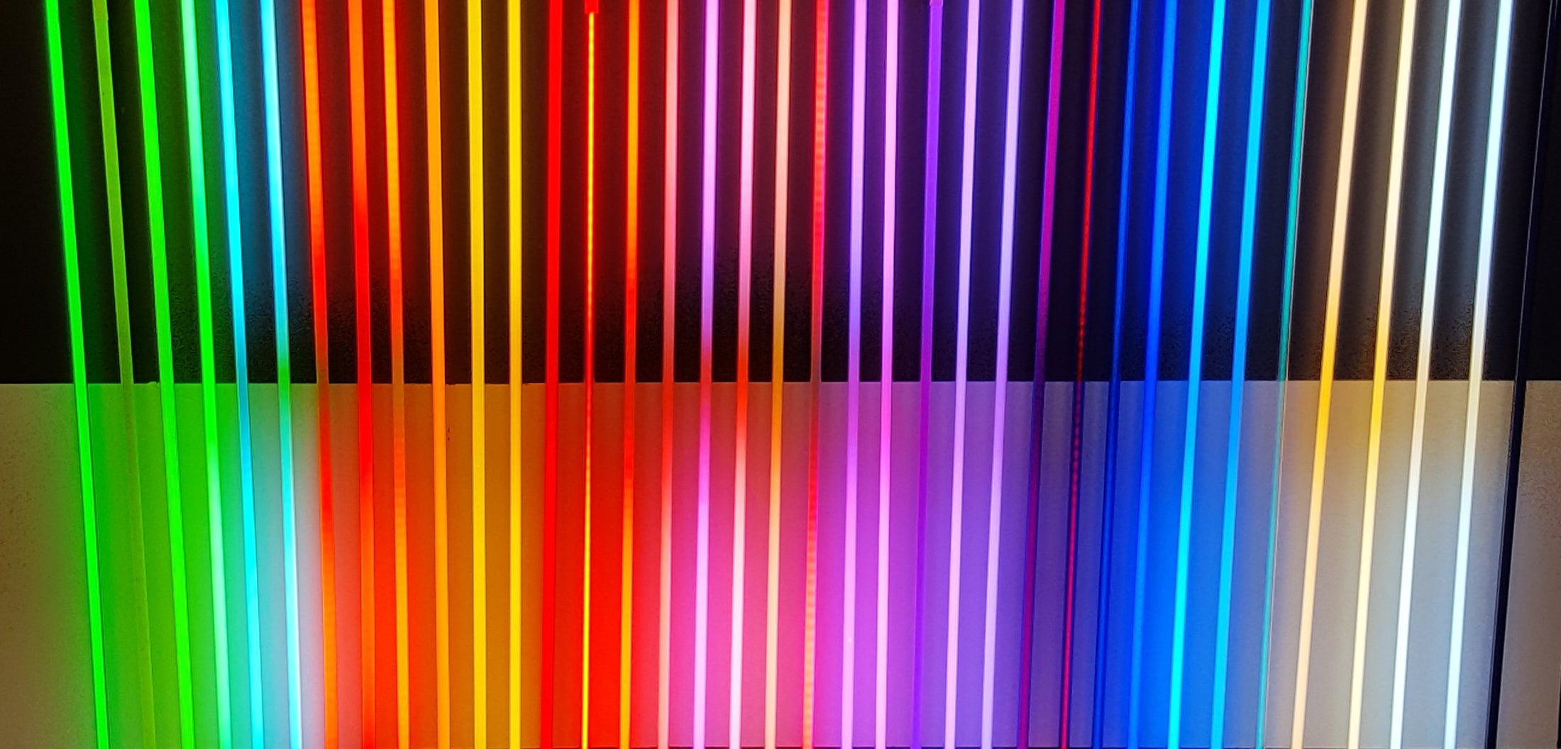 Full neon colour chart
