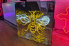 Manchester Bee Infinity Box Neon Sign