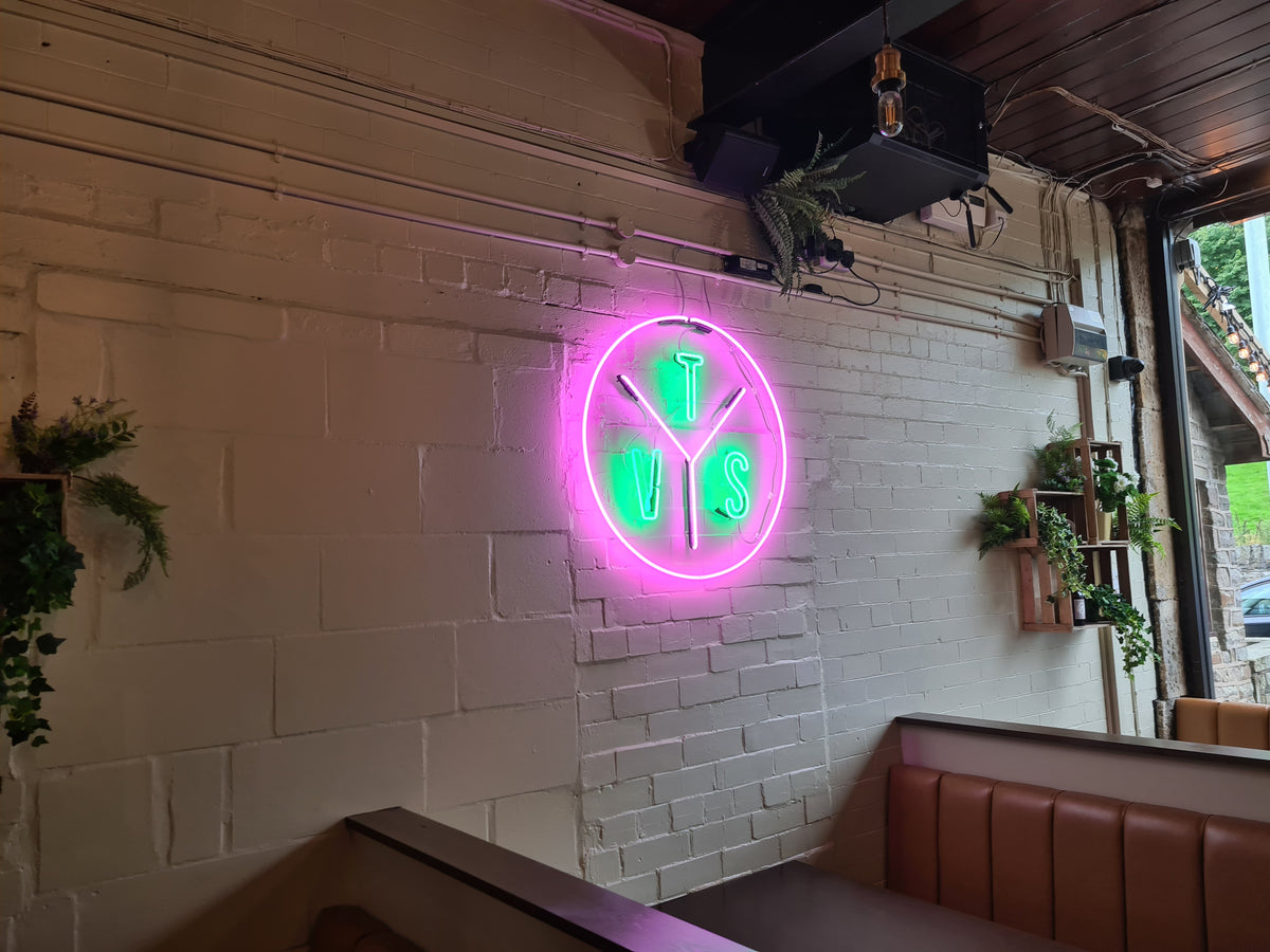 Neon Fitted Directly Onto Wall