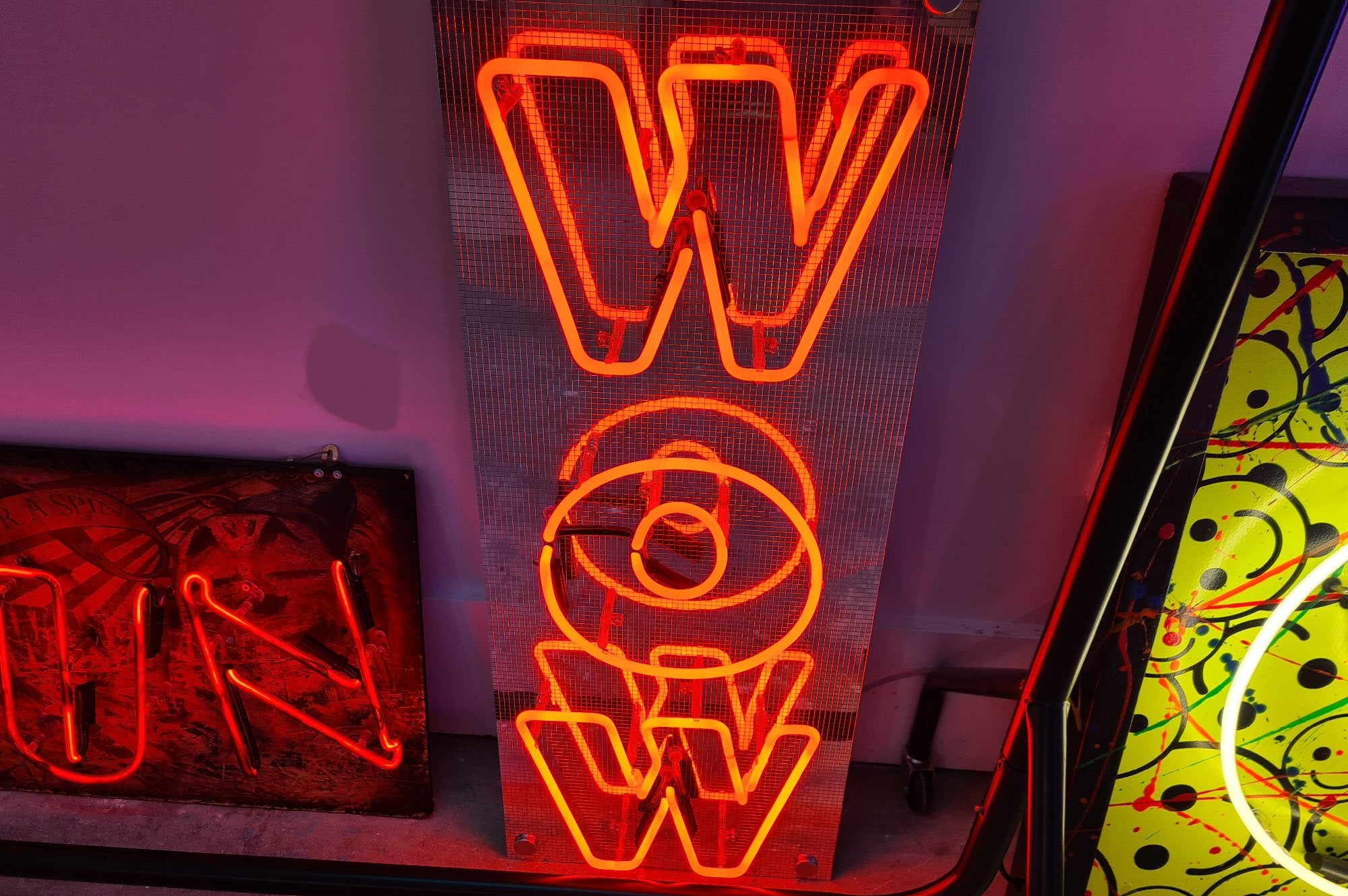 WOW Neon Sign
