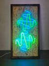 Electric Tide Neon Artwork