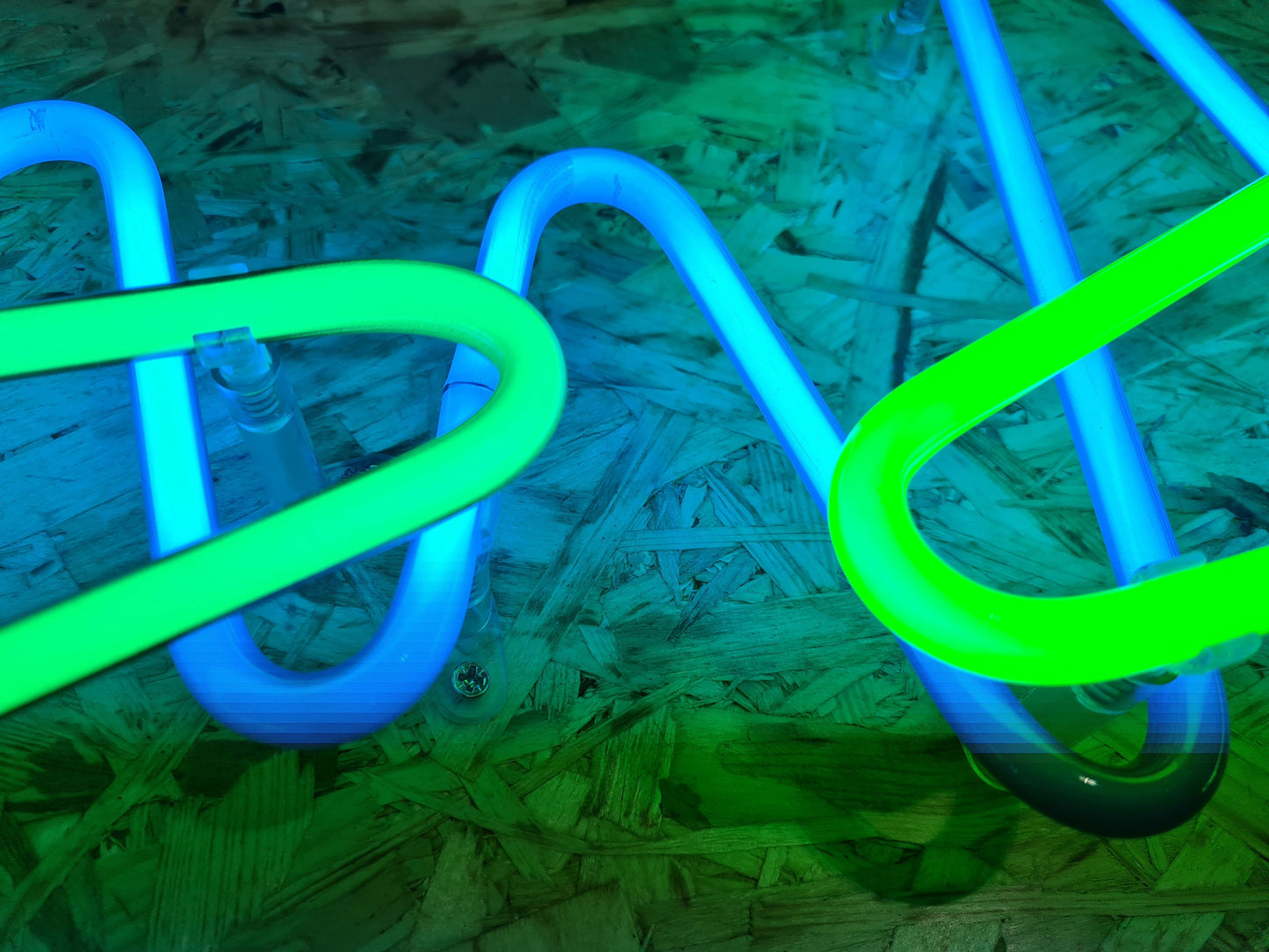 Electric Tide Neon Artwork