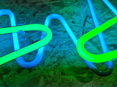 Electric Tide Neon Artwork