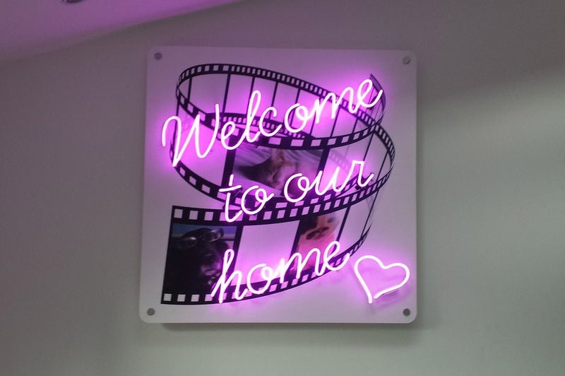 Welcome To Our Home Neon Sign