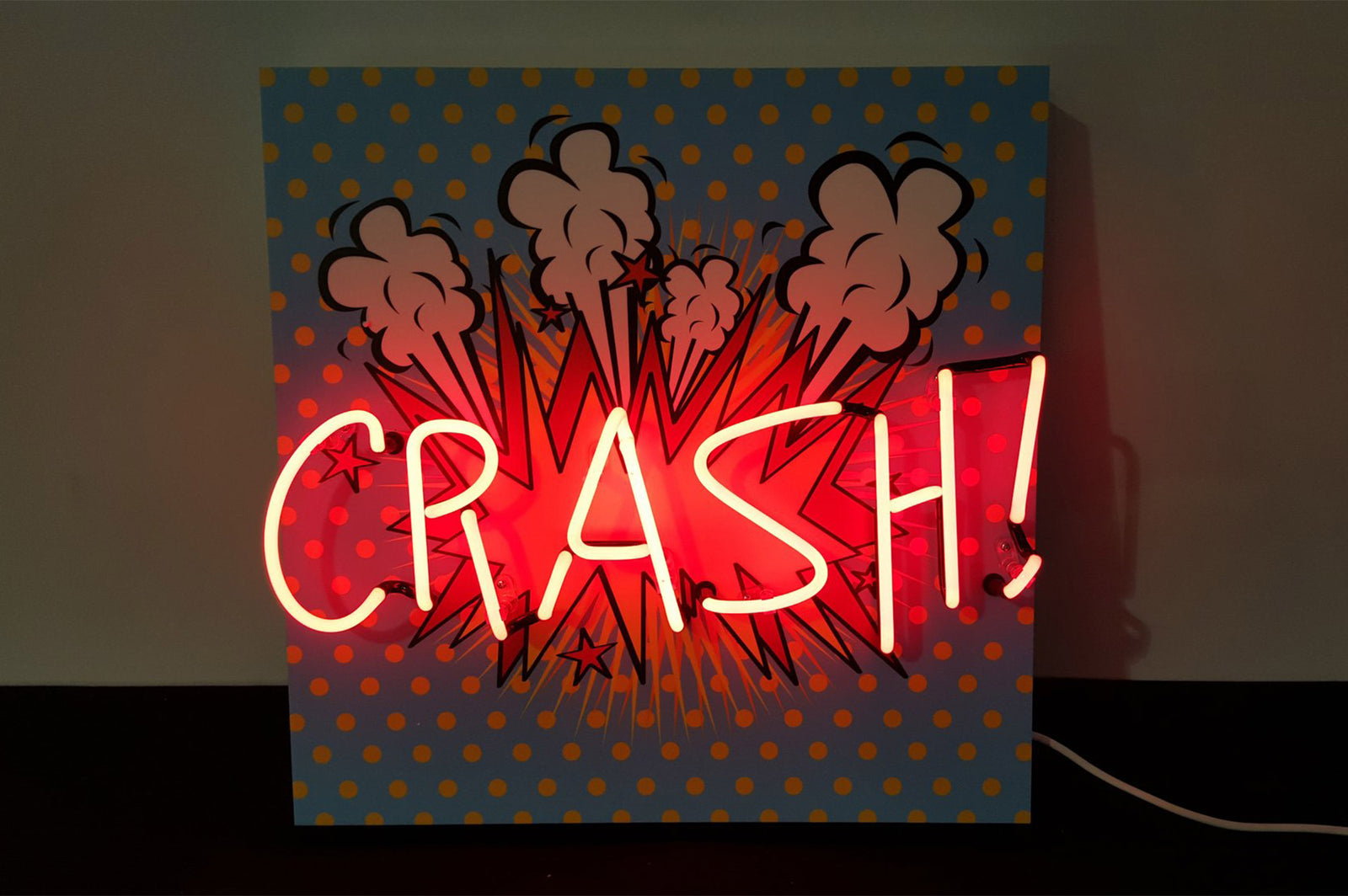 Crash! Neon Sign