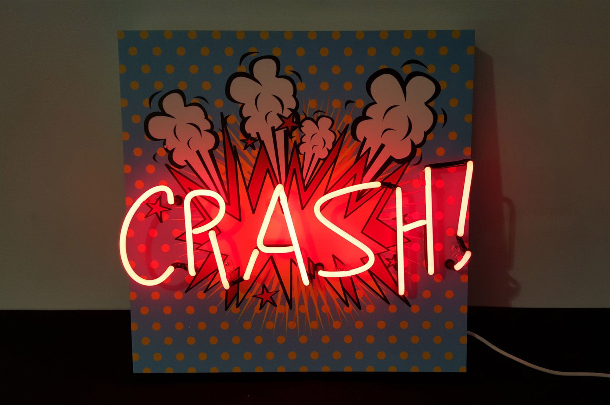 Crash! Neon Sign