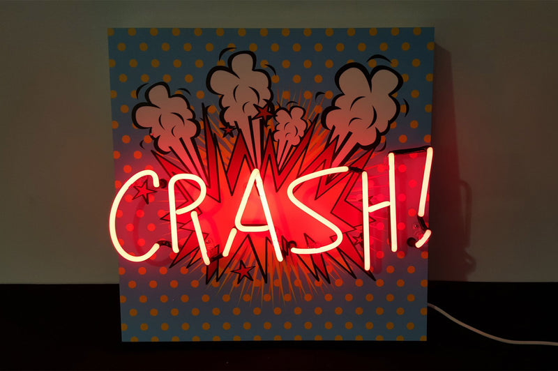 Crash! Neon Sign