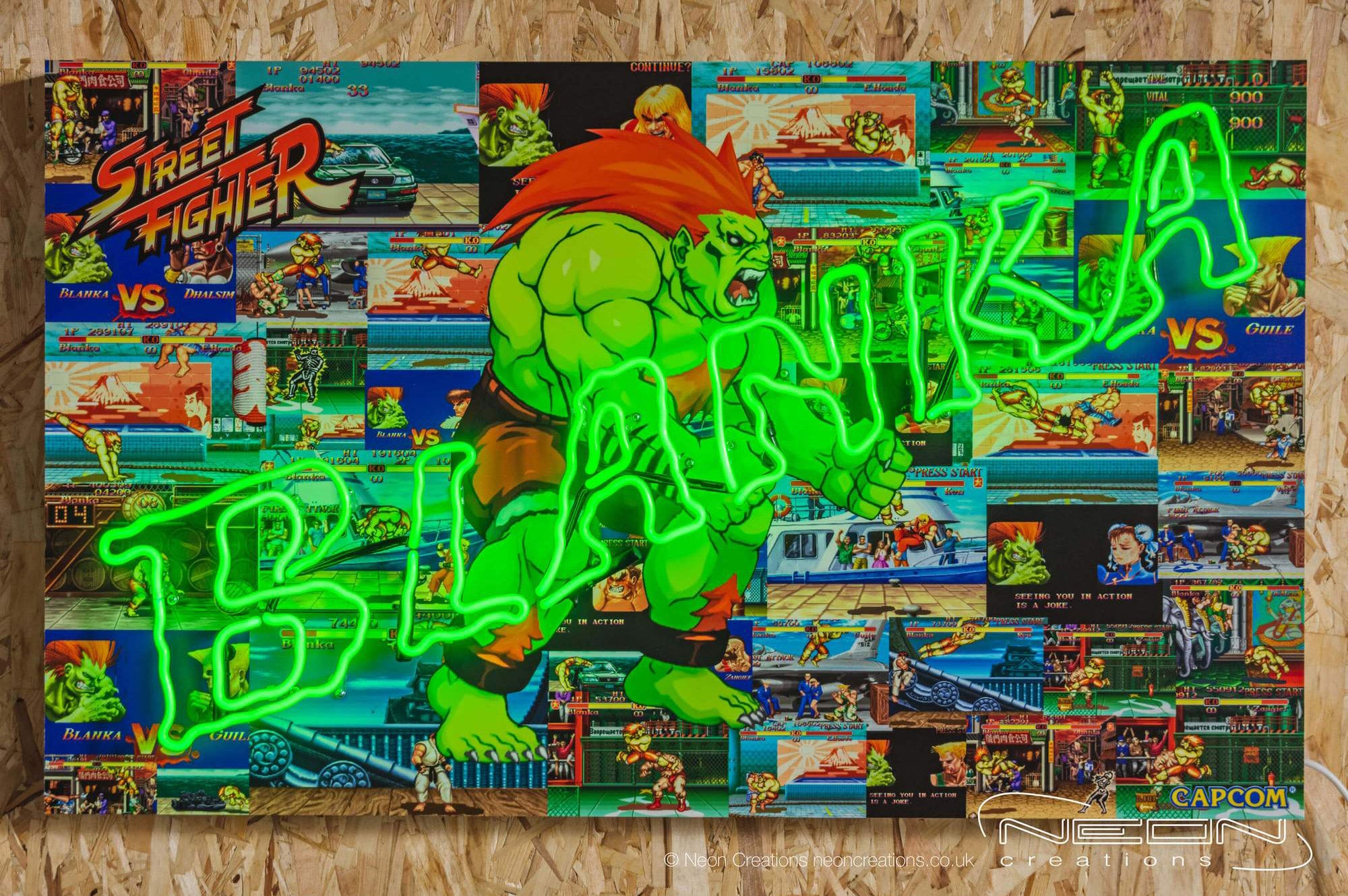 Blanka – Green Neon Sign