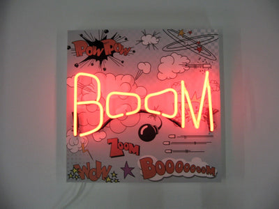 BOOM Neon Sign
