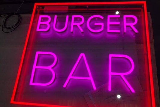Burger Bar Premium LED Sign