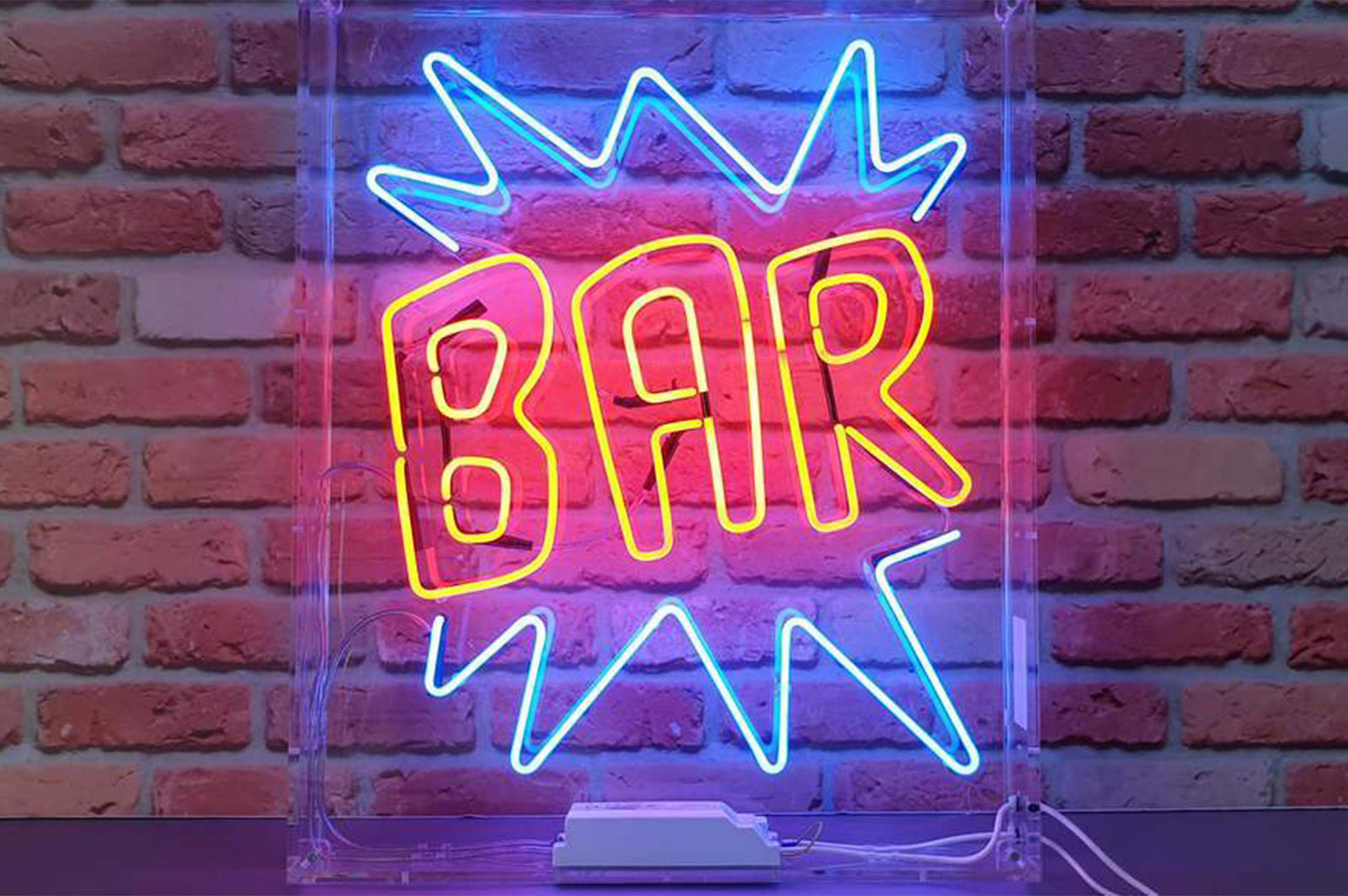 BAR (double outline) with zig zags (for hire)