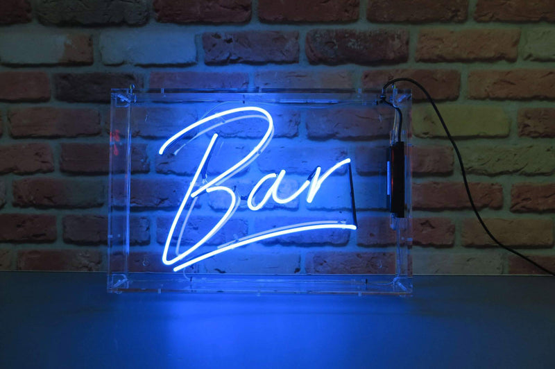 Bar with underline Neon Sign