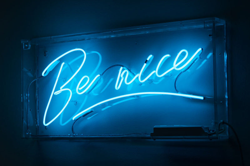 Be nice Neon Sign