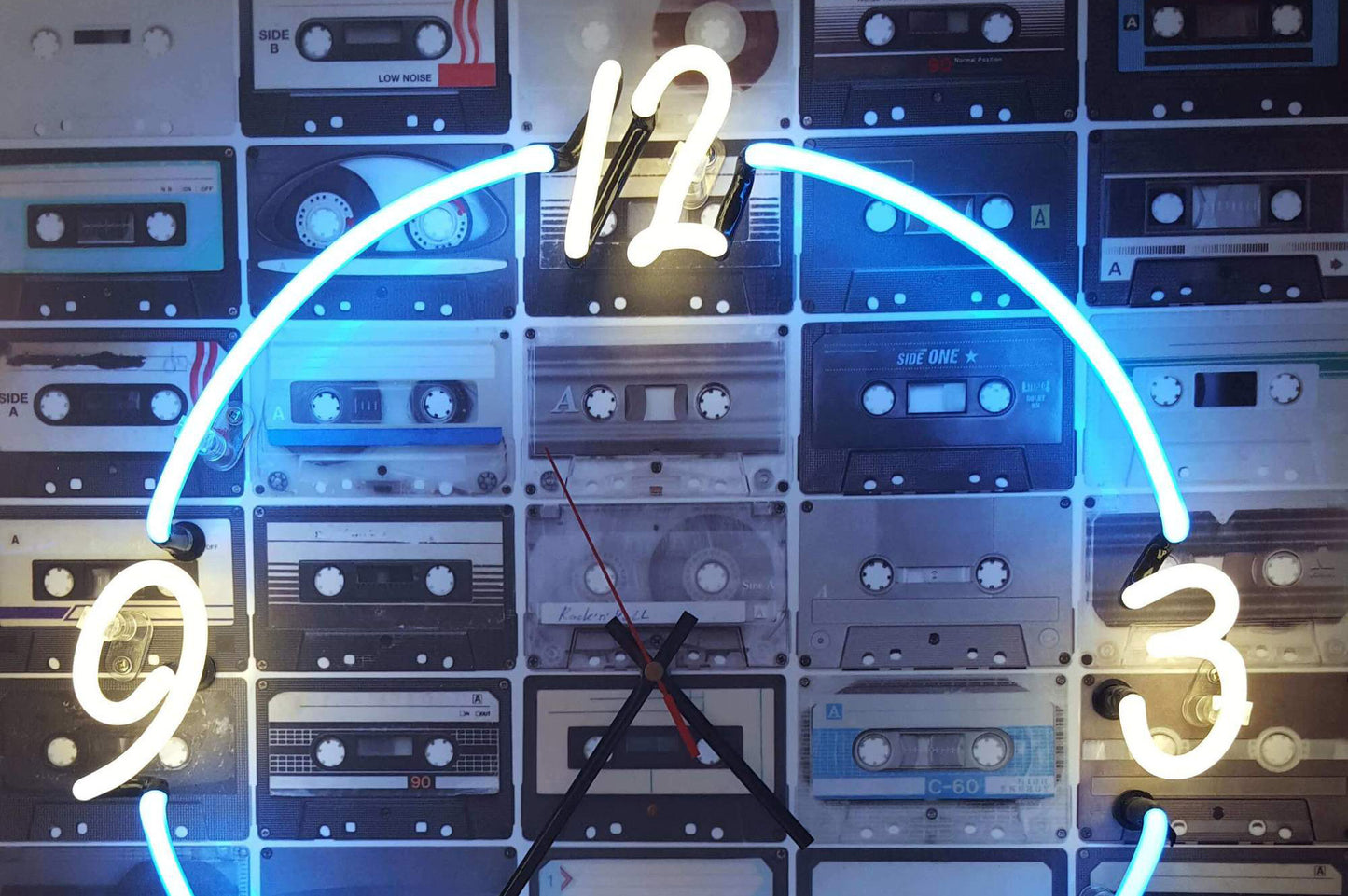 Clock Neon Sign