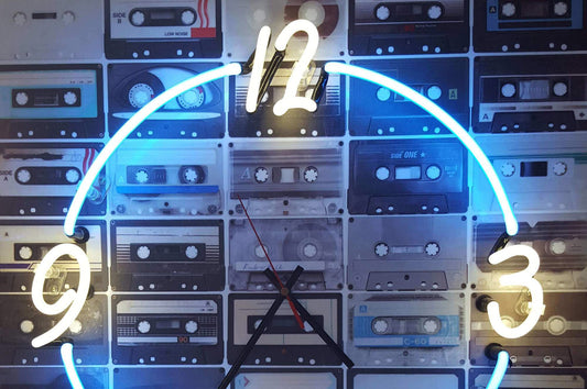 Clock Neon Sign