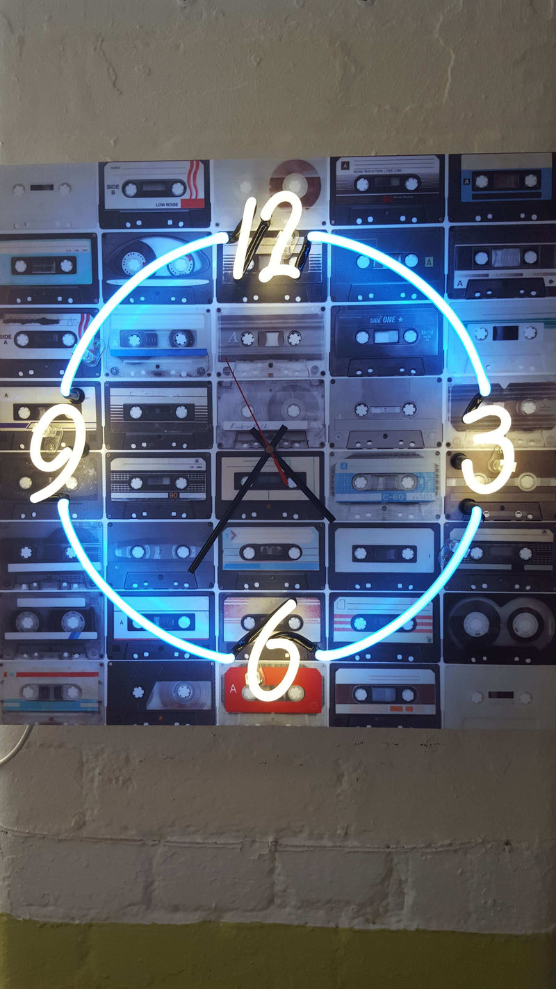 Clock Neon Sign