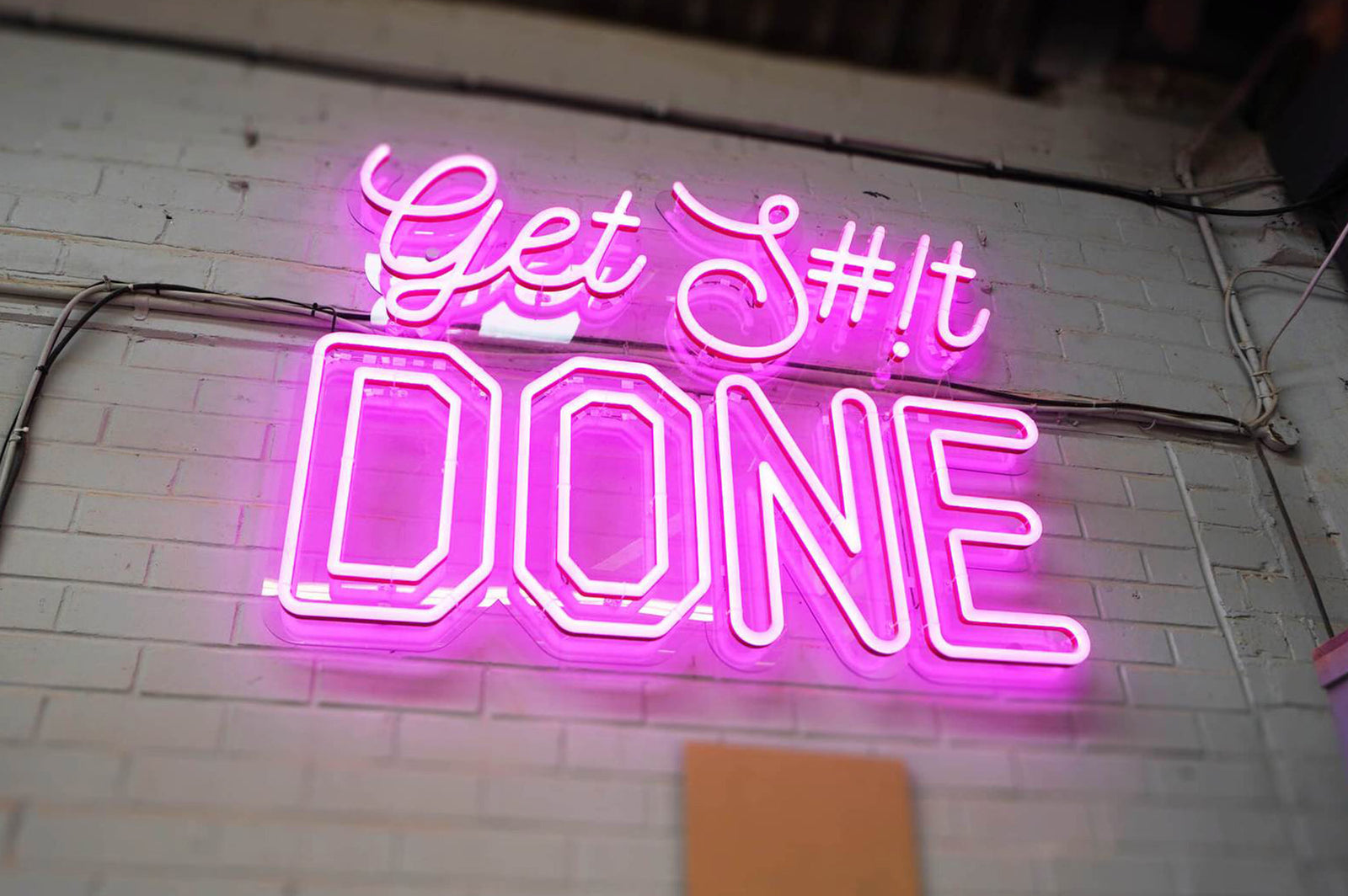 Get Shit Done Premium LED Sign