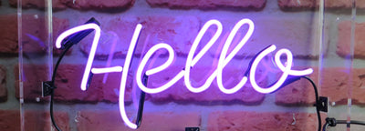 Hello Neon Sign
