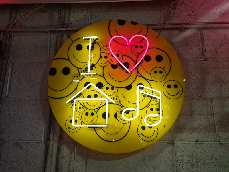 I Love House Music Neon Sign