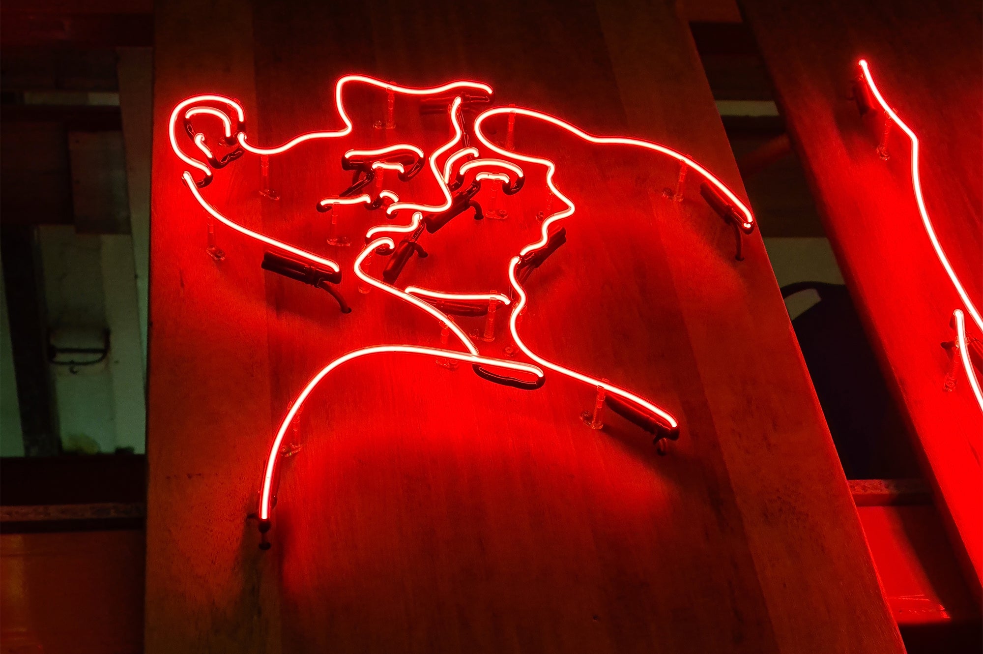 The Kiss Neon Sign