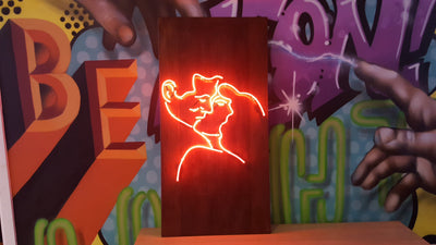 The Kiss Neon Sign