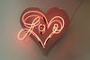 Love on Mirror Neon Sign