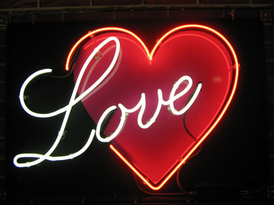 Love with heart Neon Sign