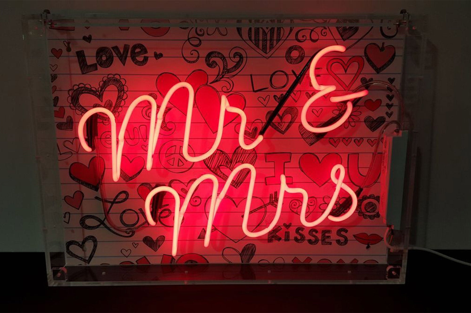 Mr & Mrs Neon Sign