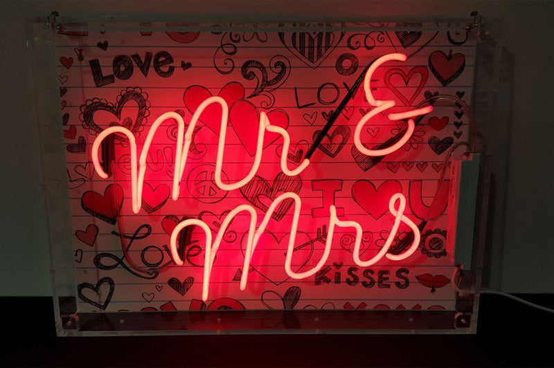 Mr & Mrs Neon Sign