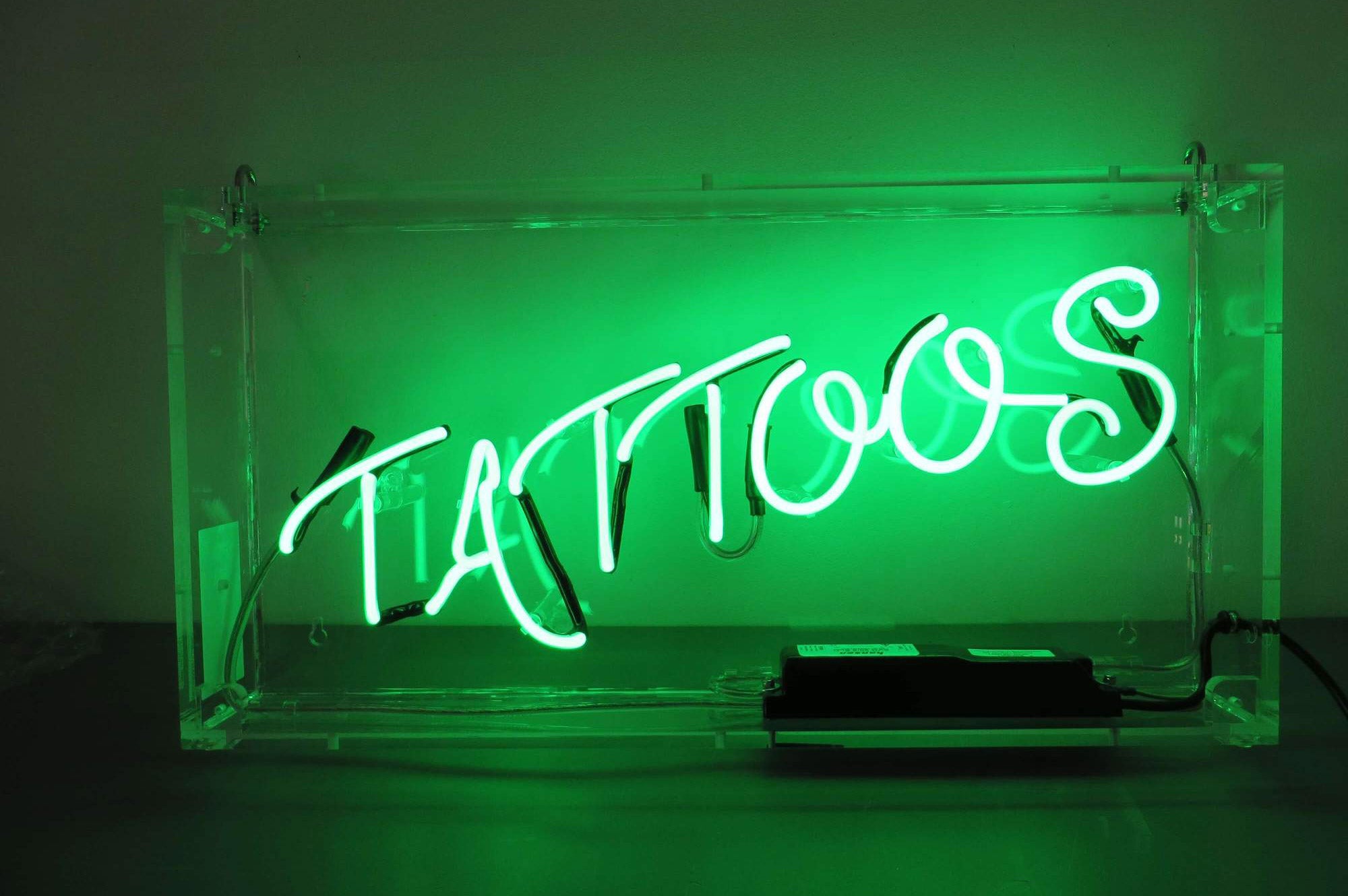 Green neon deals lights
