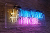 Think Desserts, Think Cube ... Neon Sign