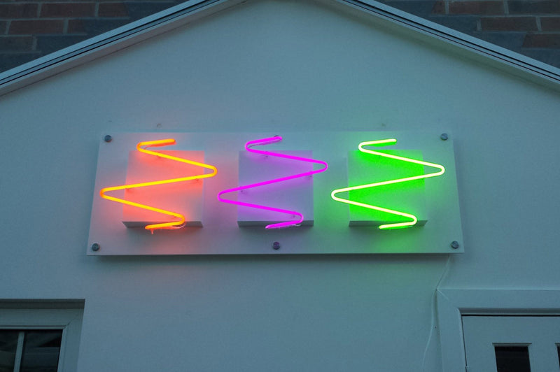 Zig Zags Neon Sign