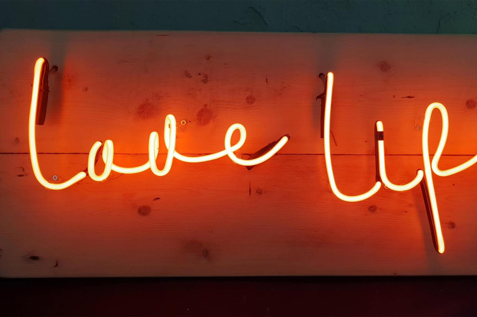 Love Life Neon Sign