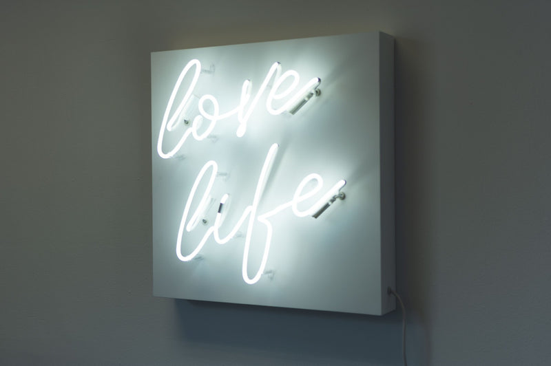 love life (White) Neon Sign