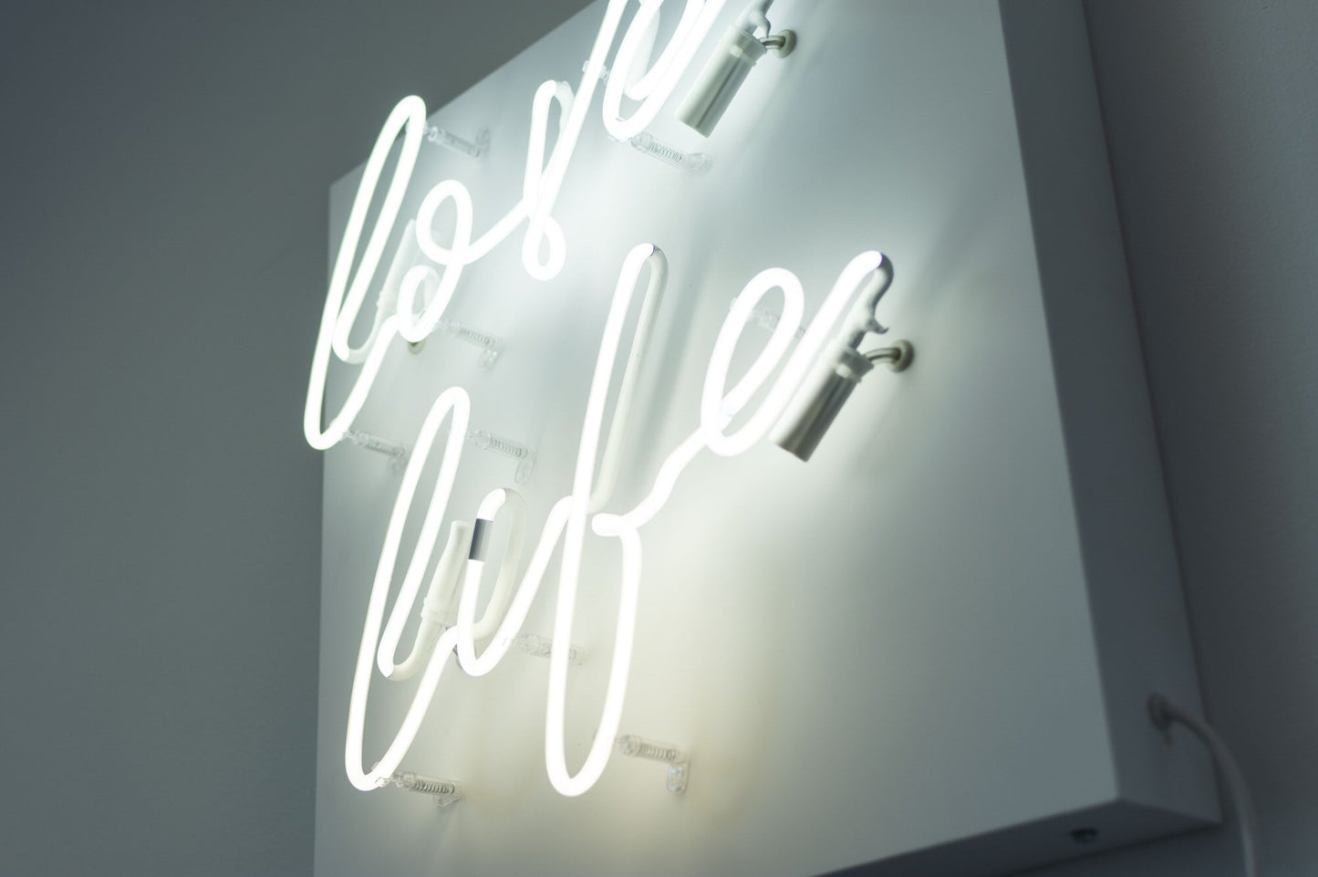 love life (White) Neon Sign