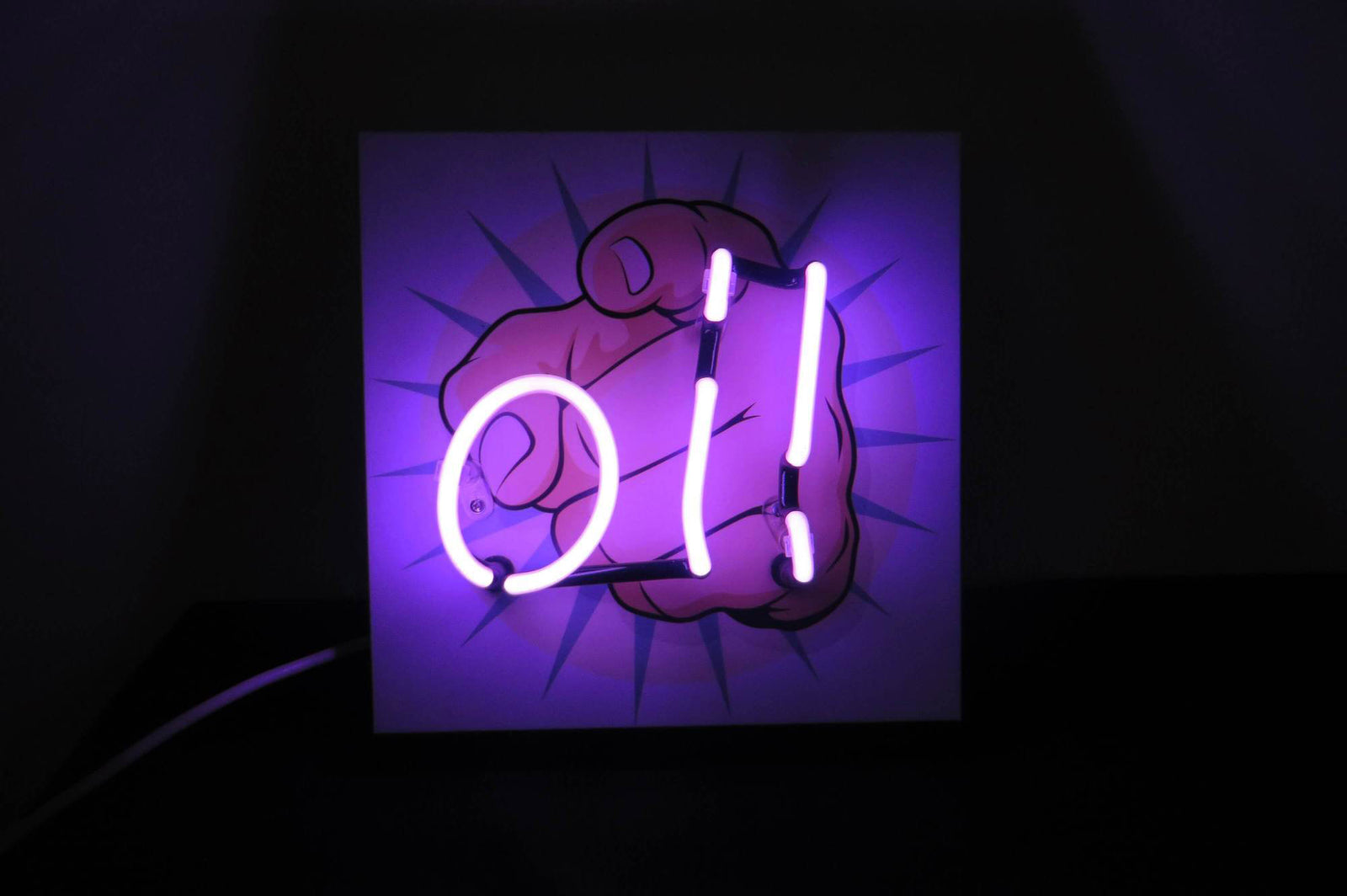 Oi! Neon Sign