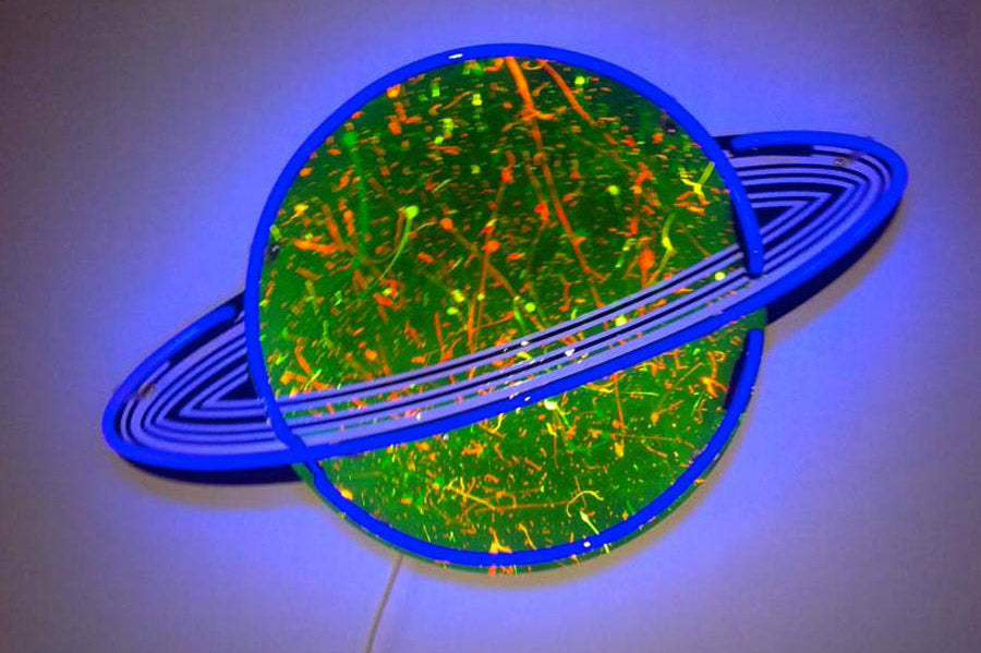 Planet Neon Sign